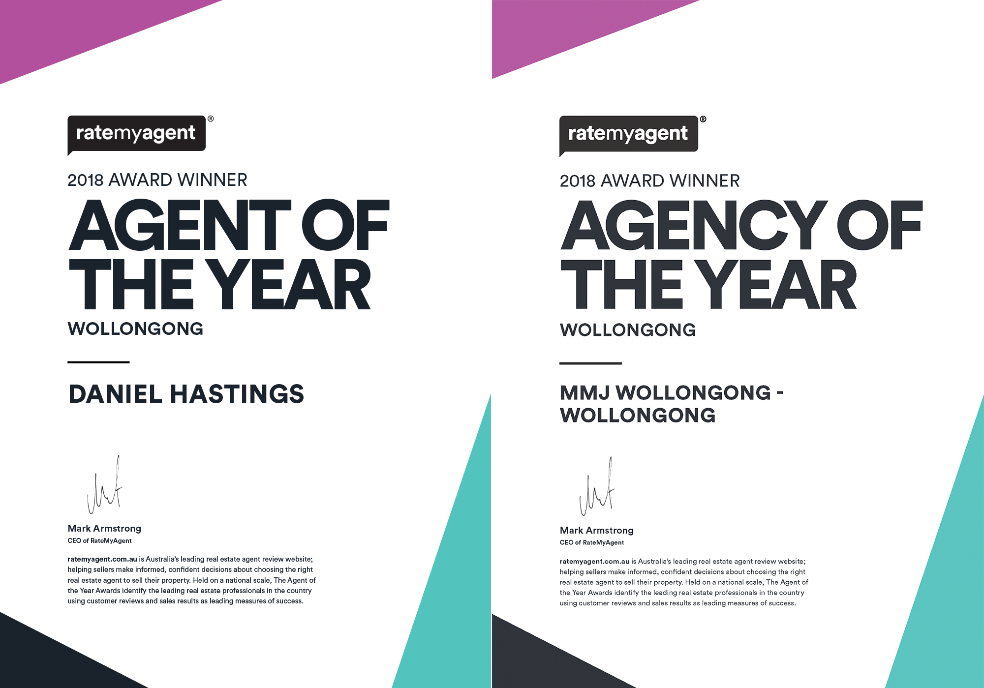 MMJ Awarded Agency of the Year for the second consecutive year.