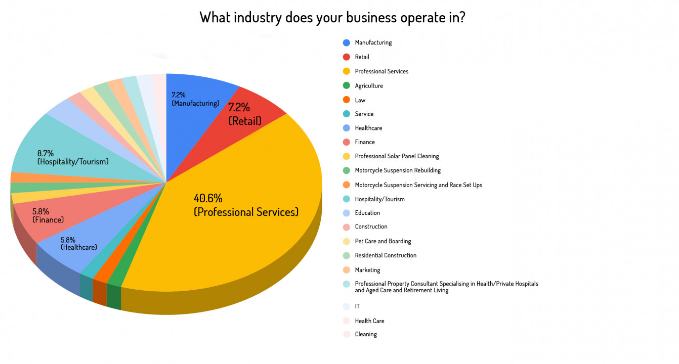 01 What industry does your business operate in