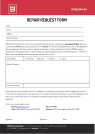 Repair Request Form Page 1